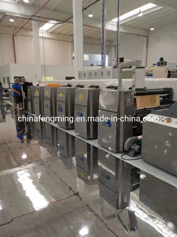 High Speed 1350mm Flexographie-Druckmaschine mit 8 Farben und CE ISO9001