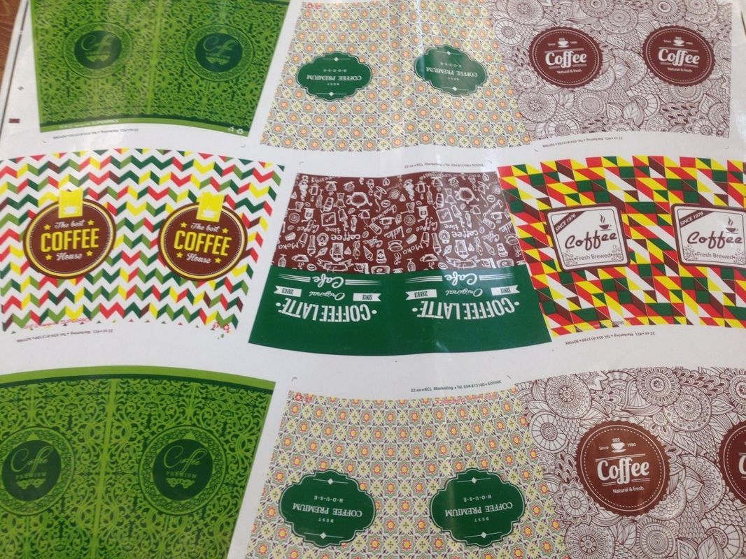 Mehrfarbige Autoverzeichnungen PE-Tasse Flexo-Druckmaschine mit individueller Anforderung
