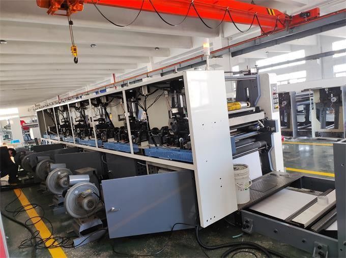 Papierbecher 4 Farb-Flexodrucker mit Anpassungsoption und Druckgeschwindigkeit von 150 m/min