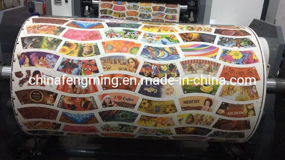 Hochgeschwindigkeitsdrucker mit vierfarbiger Flexographie für Tassen/Boxen/Taschen aus Papier FM-B920