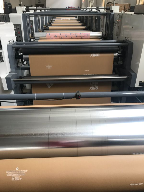 Keramische Flexodruckmaschine mit Anilox-Roller-Hochgeschwindigkeitsdruckmaschine für Papier Max. Webbreite 1020 mm