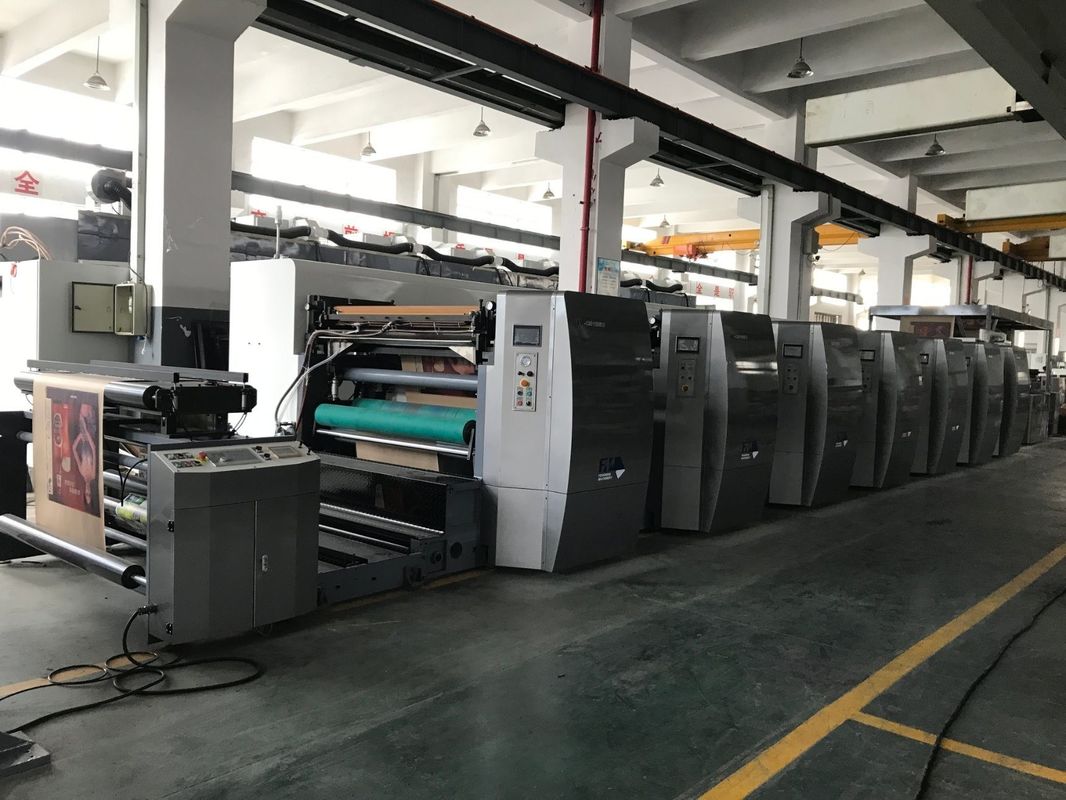 Max. Webbreite 1450/1650/1850/2250 mm Flexo-Druckmaschine für den Hochgeschwindigkeitsdruck