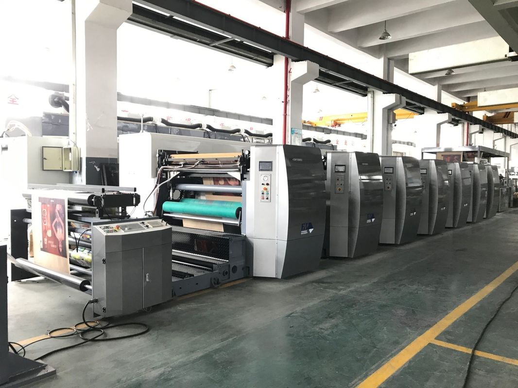 Max. Webbreite 1450/1650/1850/2250 mm Flexo-Druckmaschine für den Hochgeschwindigkeitsdruck
