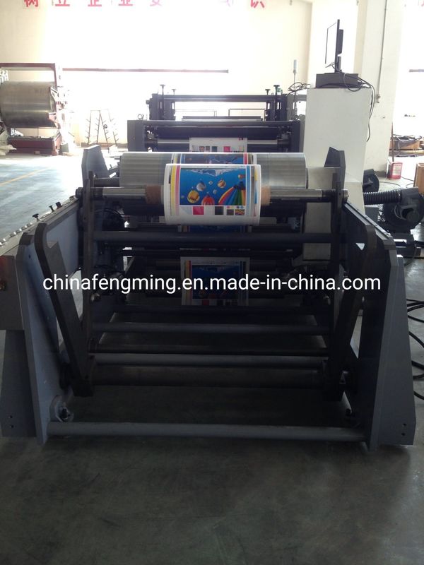 2 Farben Flexographische Druckmaschine 1020mm mit Keramik-Anilox-Rolle und UV-IR-Trockner