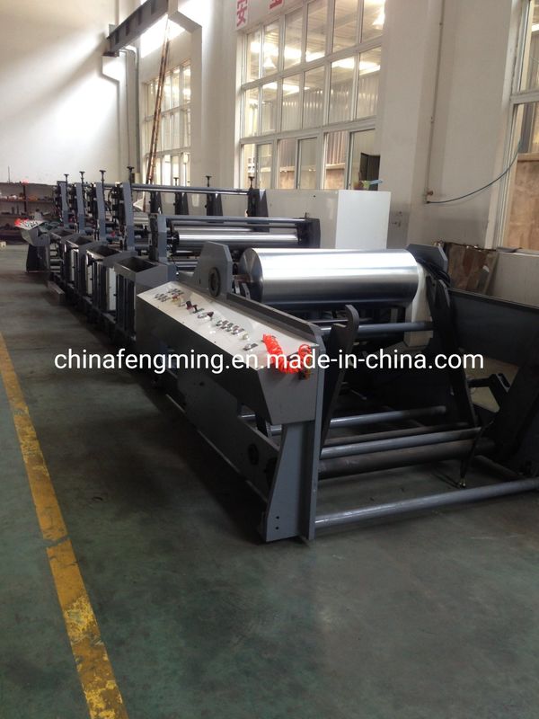 2 Farben Flexographische Druckmaschine 1020mm mit Keramik-Anilox-Rolle und UV-IR-Trockner