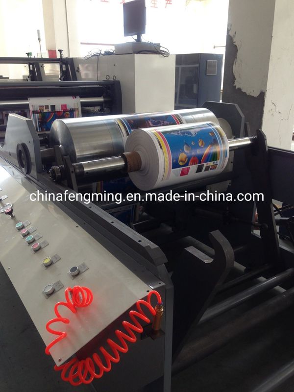 Einheit Typ Struktur von Fengming FM-A650-1320 Flexo Press Druckmaschine zum Drucken