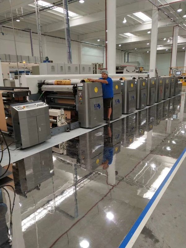 Einseitige Flexodruckmaschine für Linerpapier mit maximaler Webbreite 1020/1320/1350 mm