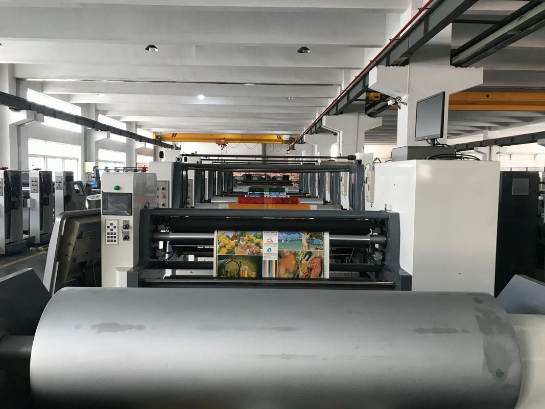 PE-beschichtete Doppelflexo-Druckmaschine mit 100 mm Web-Roller-Durchmesser und UV-IR-Trockner