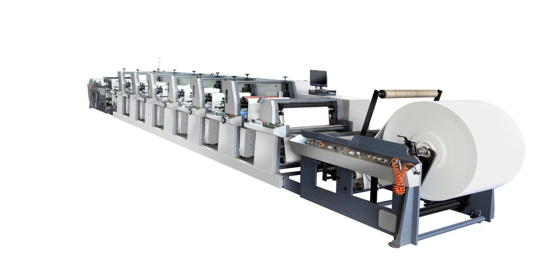 Flexographie-Druckmaschine mit Wasserfarbe 1020mm 1220mm 1320mm Einheitstyp