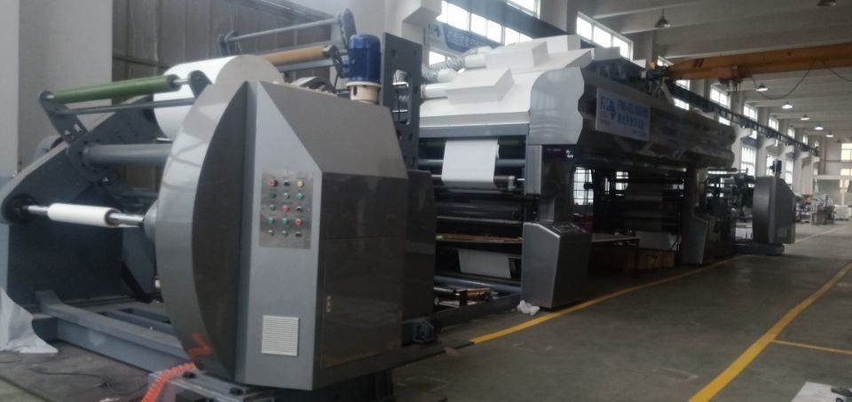 Heißluft-IR-Trocknung Computersteuerung Laminationsfilmmaschine für 1350mm Max. Webbreite