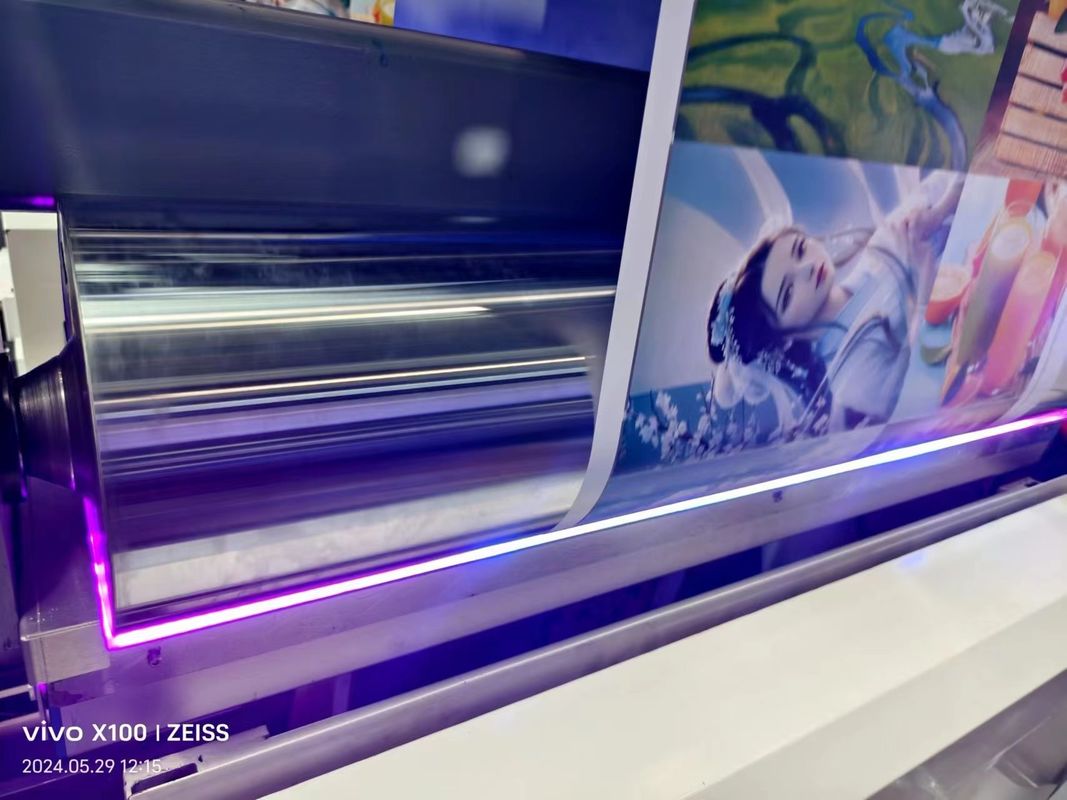 Automatisches Wide Web 4 6 Farb-UV-Trocknen Kunststofffilm Roll Flexo Druckmaschine Preis