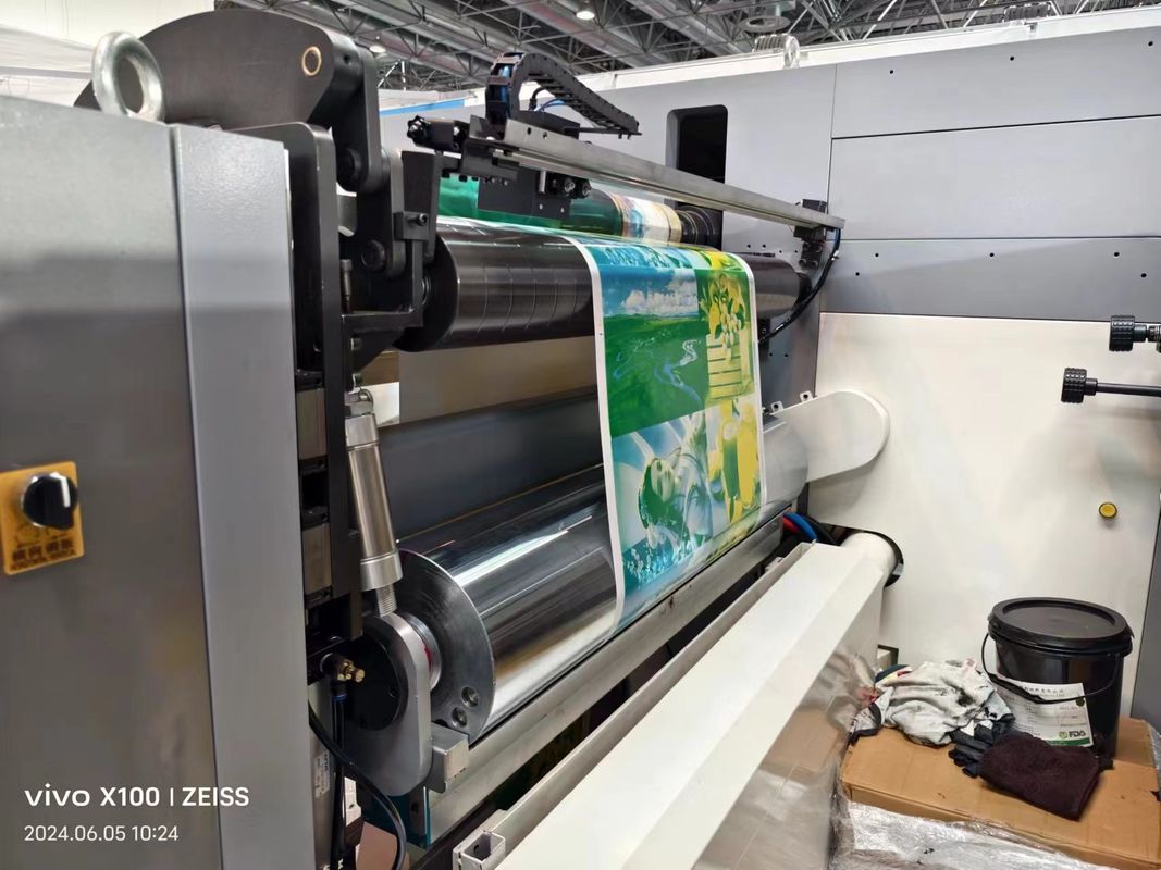 Automatisches Wide Web 4 6 Farbe UV-Trocknen Kunststoff PE Film Roll Flexo Druckmaschine Preis