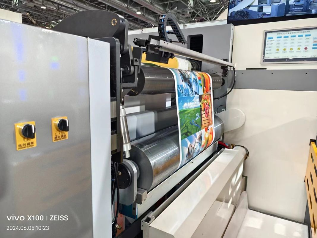 Farben Wellfarbe Pizza Box Flexo Druckmaschine für Wellfarbe