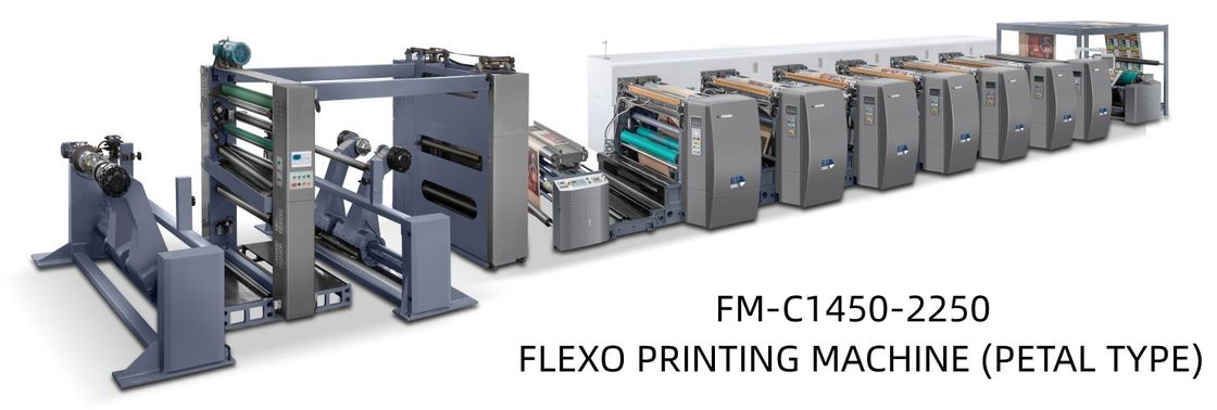 Hochwertige Multifunktionsmaschine mit automatischer Hochgeschwindigkeit 2 4 6 Farben-Flexodruckmaschine