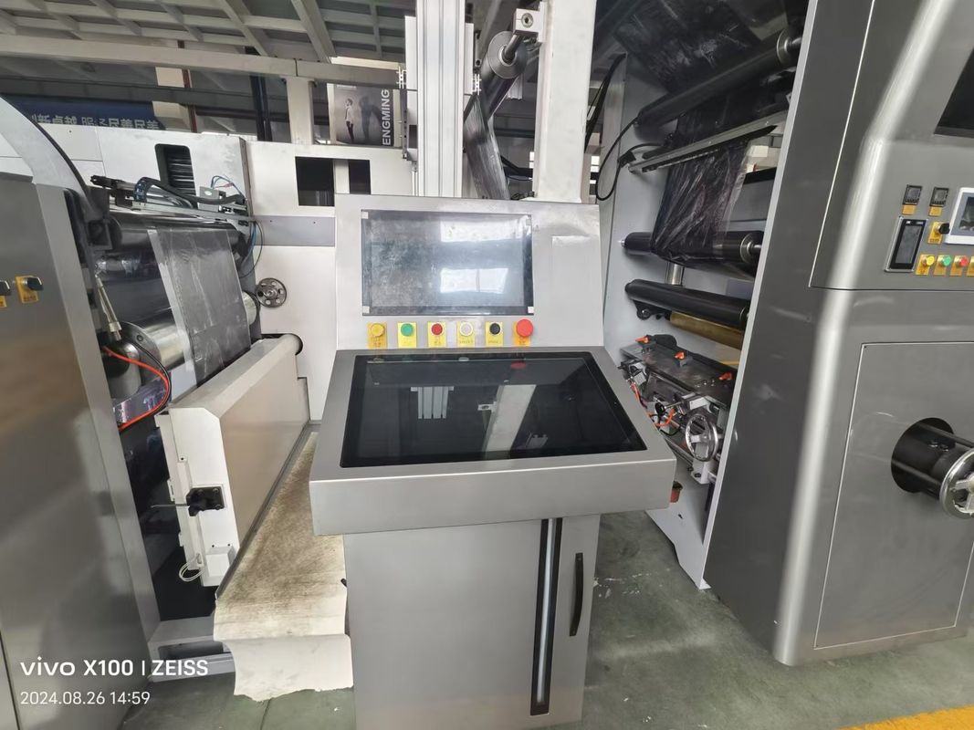 Hocheffiziente Flexographische Druckmaschine für Stoffetiketten aus Papierfolie