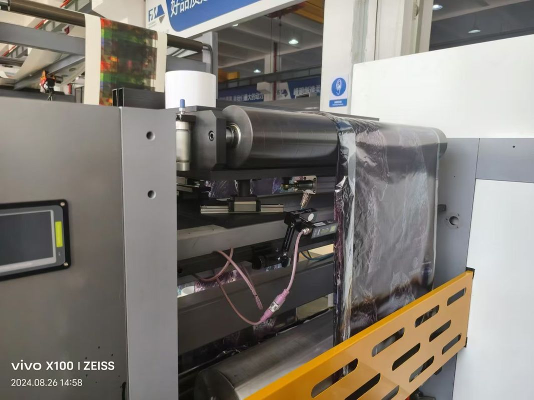10 Farben Flexodruckmaschine mit Hülle für Papierbecher Kartonbeutel und Paket