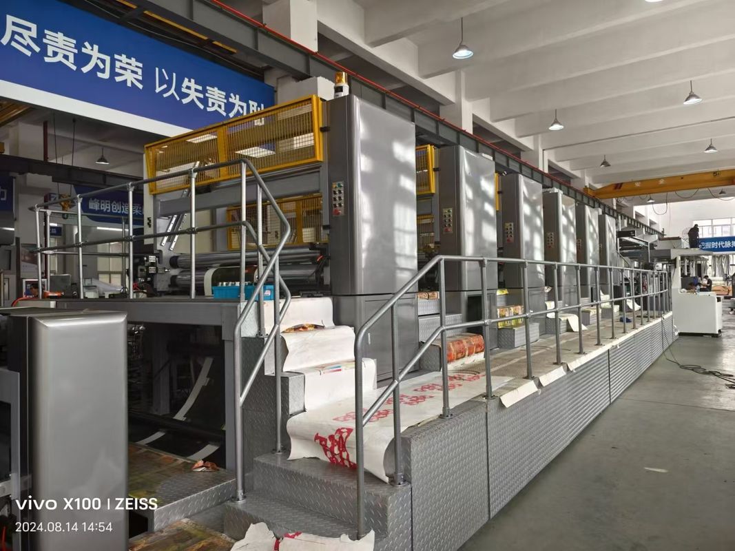 Maximale Wiederholungsdruckschicht Länge von 2500 mm ohne Druckplatte Typ Flexo Druckmaschine