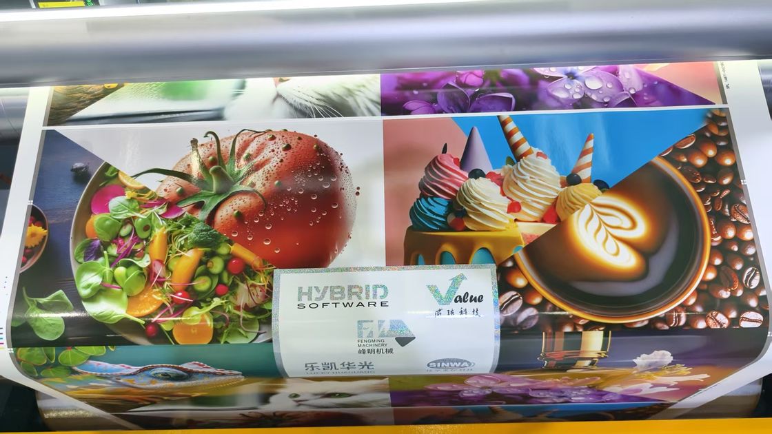 Automatische hochwertige Rolle-zu-Rolle-Petal-Typ-Vollservo-Modell-Flexo-Inline-Druckmaschine