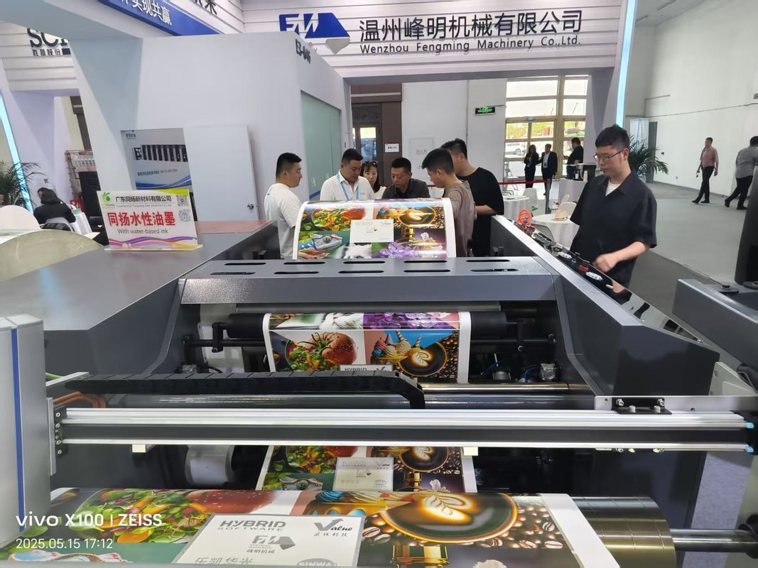 Automatische hochwertige Rolle-zu-Rolle-Petal-Typ-Vollservo-Modell-Flexo-Inline-Druckmaschine