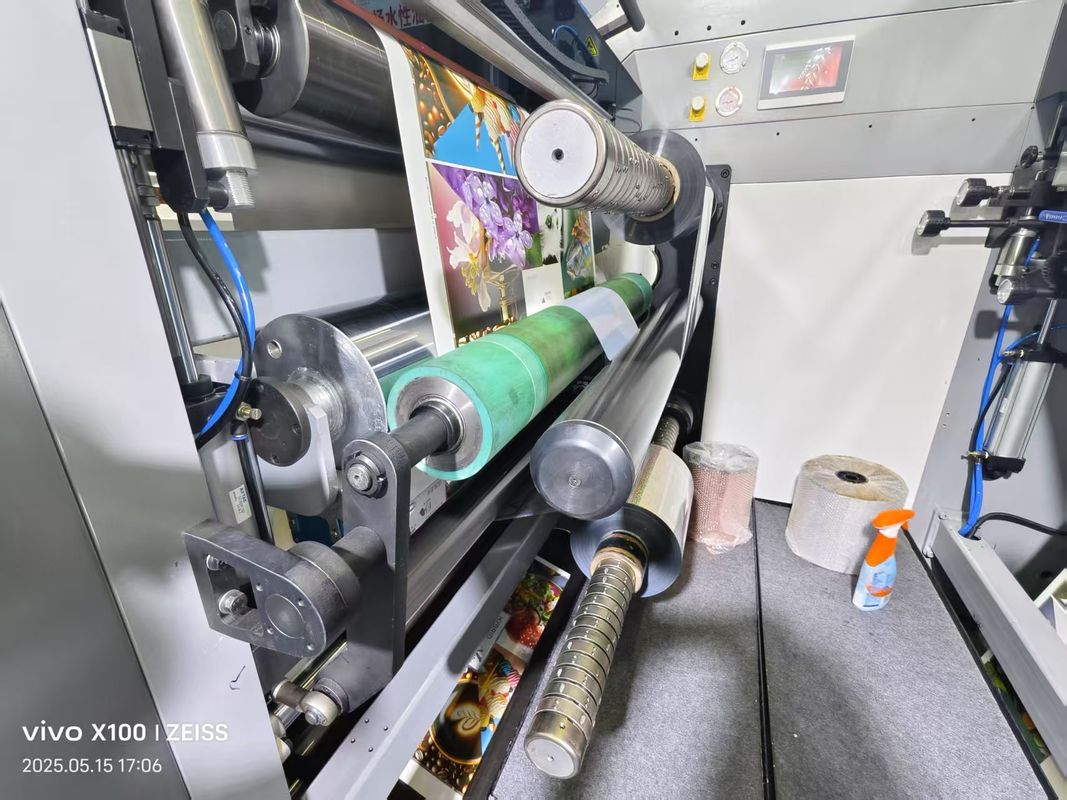 Automatische Hochgeschwindigkeitsdruckmaschine 4 6 8 Farbpapierbeutel Blütenblätter