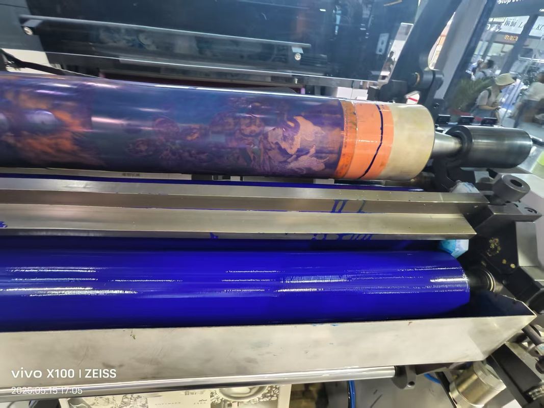 Automatische Hochgeschwindigkeits-6-Farben-UV-Flexodruckmaschine, Petal-Einheit-Typ, Flexodruckmaschine