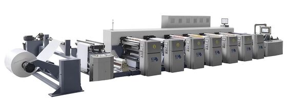 Hochgeschwindigkeitsservo-Steuerung 6 Farb-Flexodruckmaschine mit Anpassungsfähigkeit