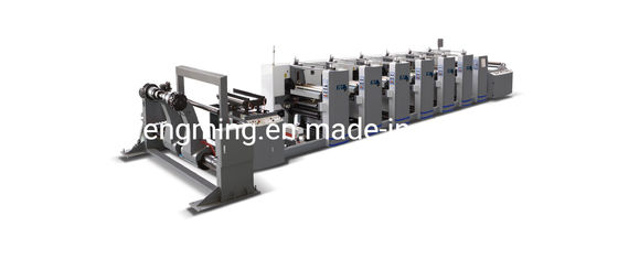 Einseitige flexografische Druckmaschine mit fortgeschrittener Technologie und 150 m/min Geschwindigkeit