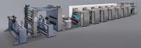 Max. Webbreite 1450/1650/1850/2250 mm Flexo-Druckmaschine für den Hochgeschwindigkeitsdruck