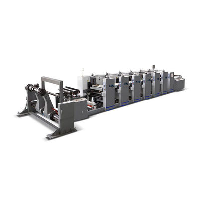 1/8cp Sechsfarb-Roll Papier Wide Web Flexo Flexographische Druckmaschine Druckmaschine CE