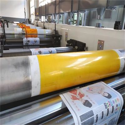 4 Farbe Automatische Zentrale Trommel Flexographische Etikett Papierteppich Hochgeschwindigkeits-Flexodruckmaschine