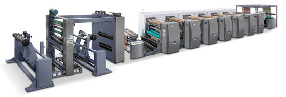 Automatisches Papierspleißgerät für die Hochgeschwindigkeits-Flexodruckmaschine 6 Farben