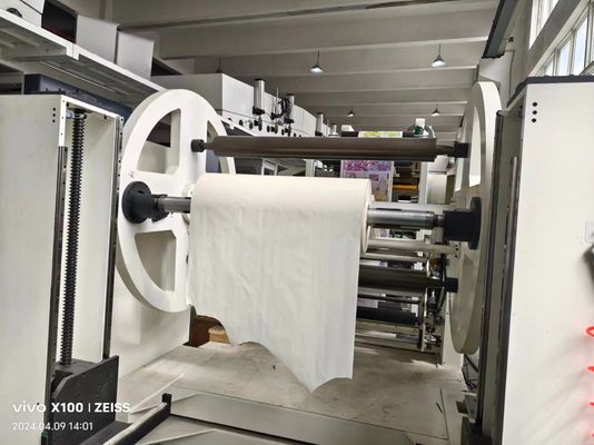 Flexographische Druckmaschine für Papier aus nicht gewebten Stoffen