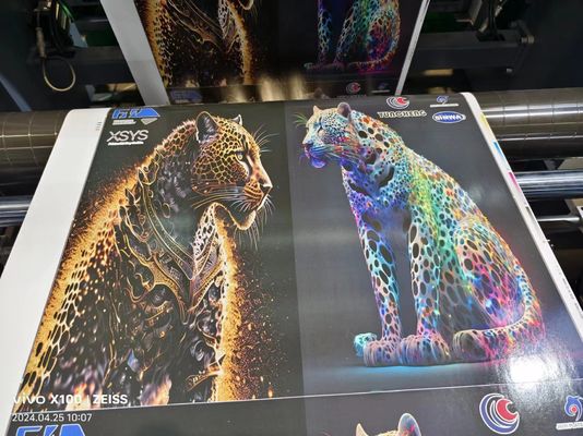 IR-Trockner und Web-Guide-System enthalten in der Flexo-Druckmaschine