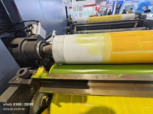 IR-Trockner Hochgeschwindigkeits-Flexodruckmaschine mit automatischer Auf-/Wiederwicklungsmethode