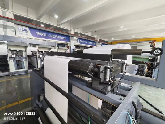 2-Farbe 4-Farbe 6-Farbe Rollen Papier Flexo-Druckmaschine mit 300-1200mm Wiederholungslänge