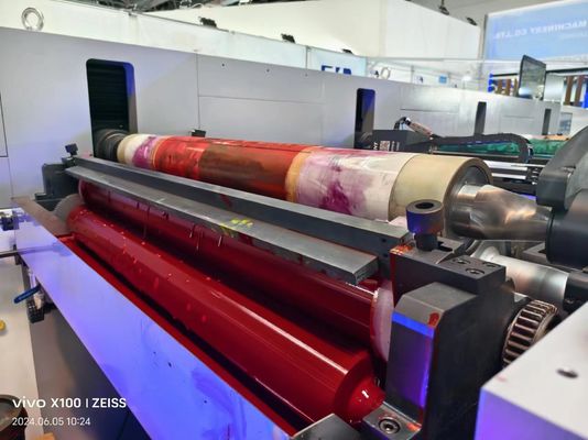 Farben Wellfarbe Pizza Box Flexo Druckmaschine für Wellfarbe