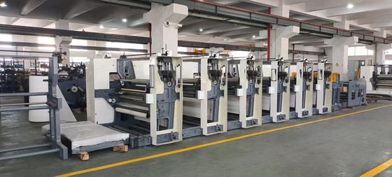 Automatische Schnelldruckmaschine für Papier-Taschen, Pizza-Box-Druckmaschine und Kartondruckmaschine