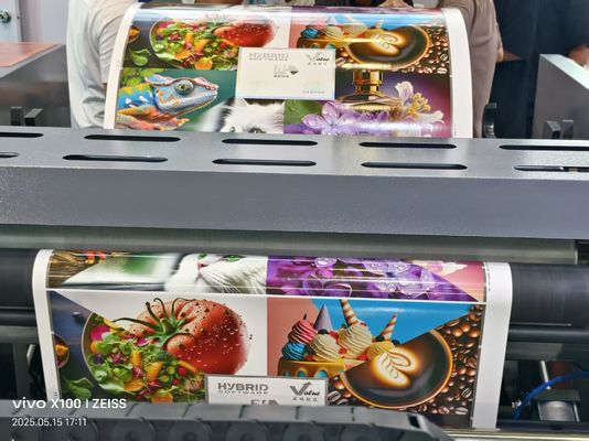 Automatische Hochgeschwindigkeits-6-Farben-UV-Flexodruckmaschine, Petal-Einheit-Typ, Flexodruckmaschine